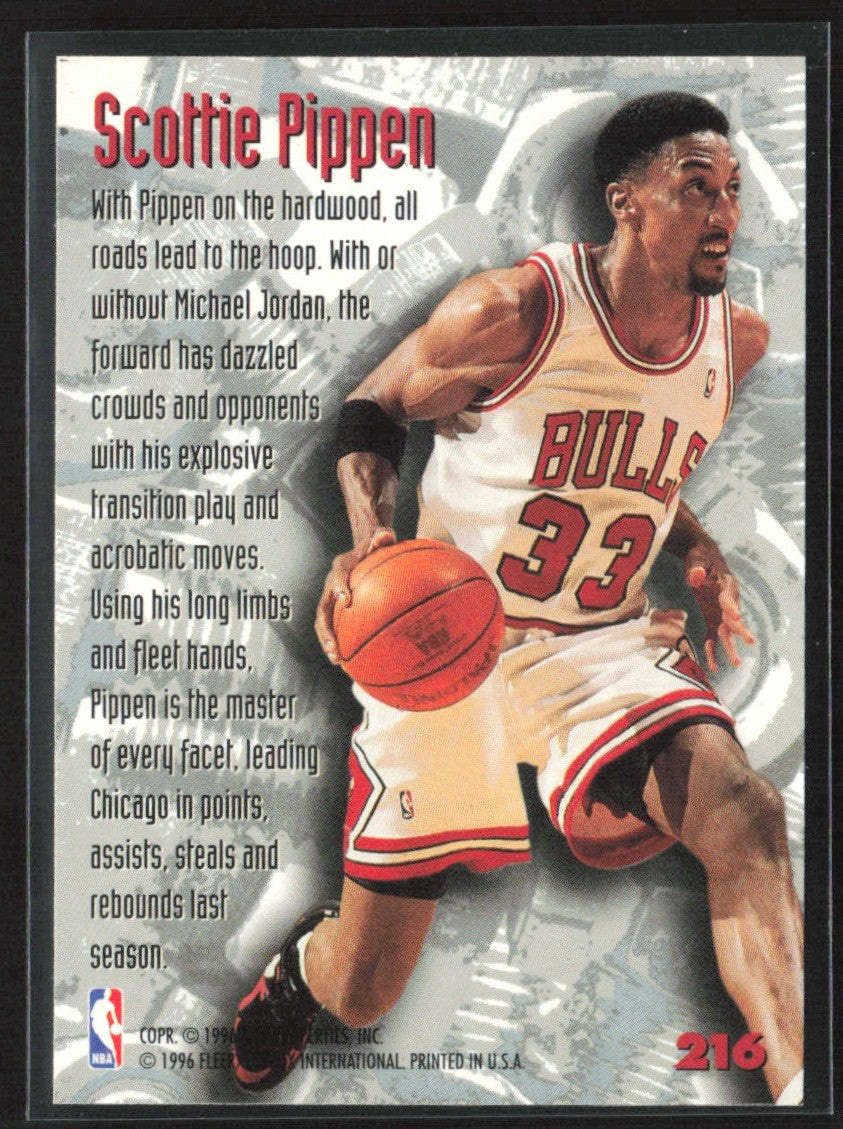 Scottie Pippen 1995 Fleer Metal #216 Chicago Bulls