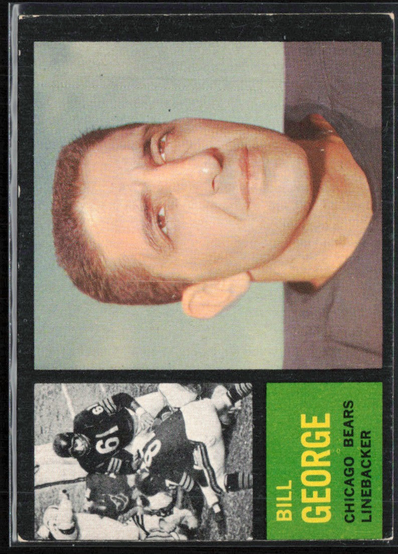 Bill George 1962 Topps #22 Chicago Bears