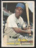 Solly Drake 1957 Topps RC #159 Chicago Cubs