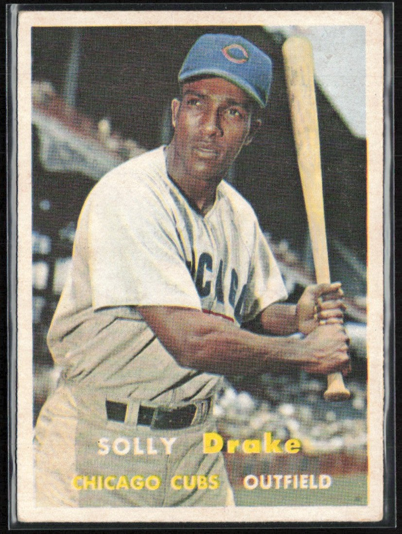 Solly Drake 1957 Topps RC #159 Chicago Cubs
