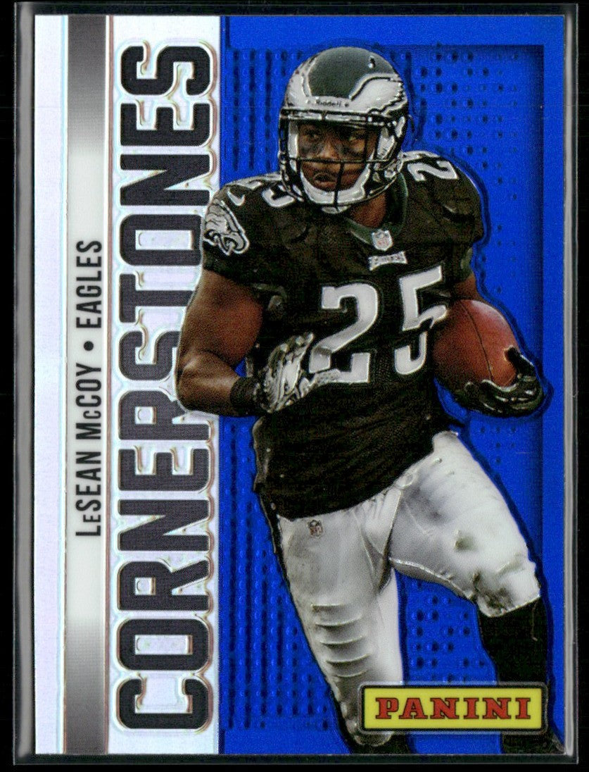 LeSean McCoy 2013 Panini Prizm Cornerstones Blue #17 Philadelphia Eagles