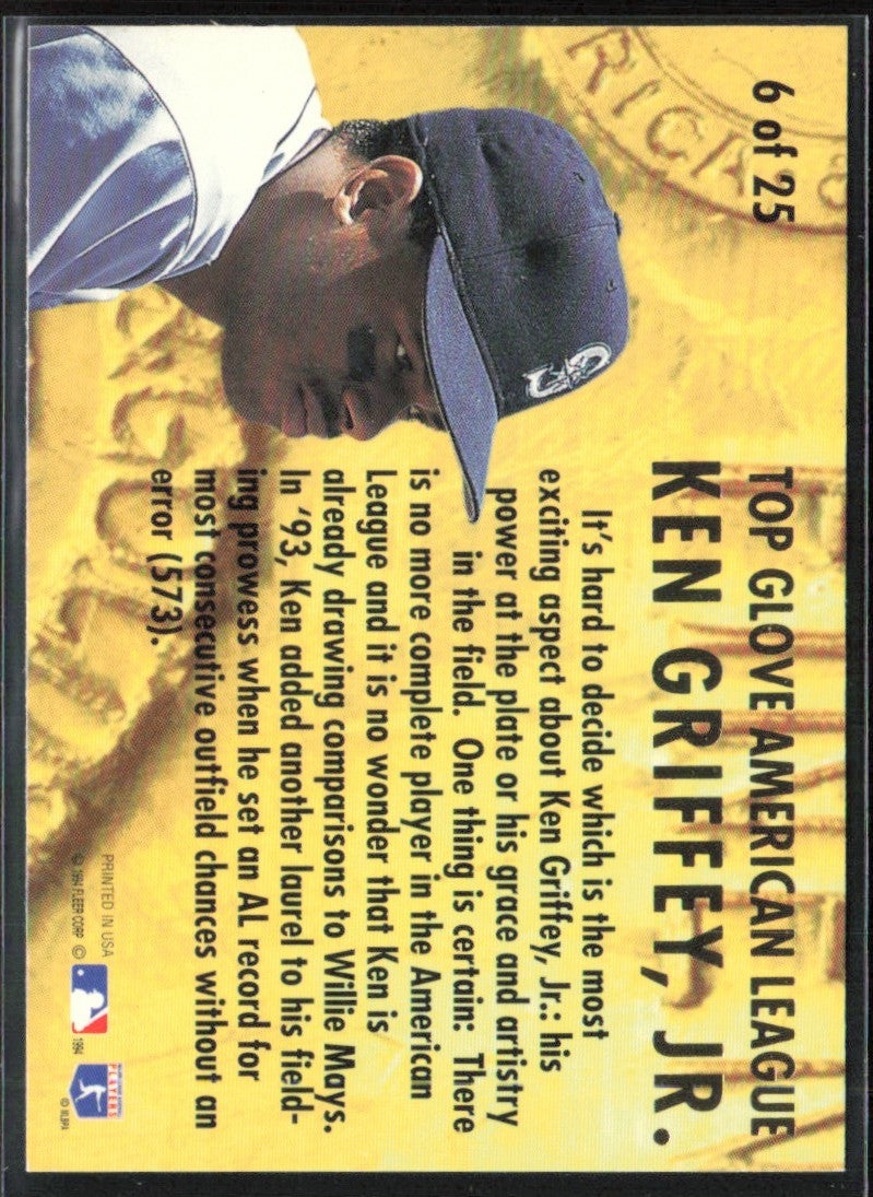 Ken Griffey Jr. 1994 Fleer Ultra Award Winners #6 Seattle Mariners