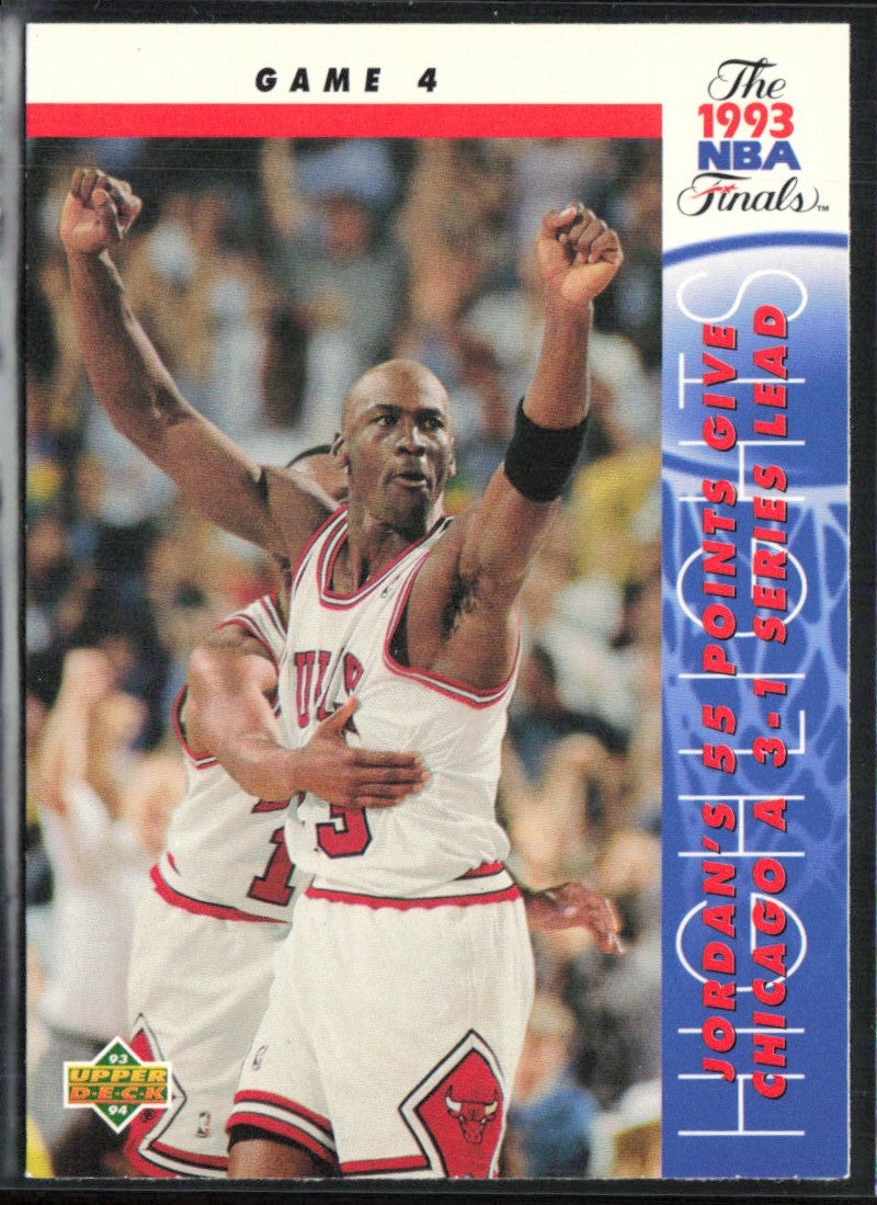 Michael Jordan 1993 Upper Deck NBA Finals #201 Chicago Bulls