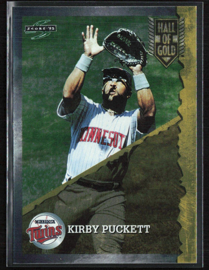 Kirby Puckett 1995 Score Hall of Gold #HG11 Minnesota Twins