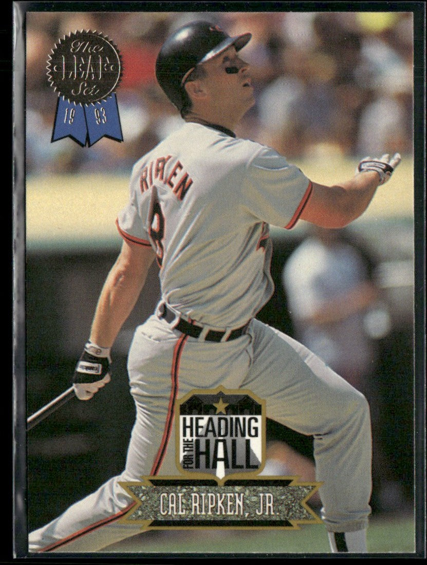 Cal Ripken Jr. 1994 Leaf Heading for the Hall #5 Baltimore Orioles