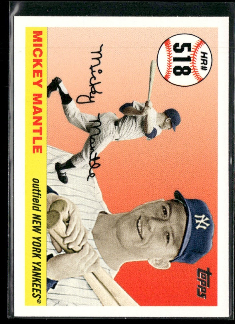 Mickey Mantle 2008 Topps Home Runs #MHR518 New York Yankees