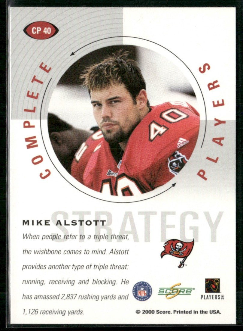 Mike Alstott 2000 Score Complete Players #CP40 Tampa Bay Buccaneers