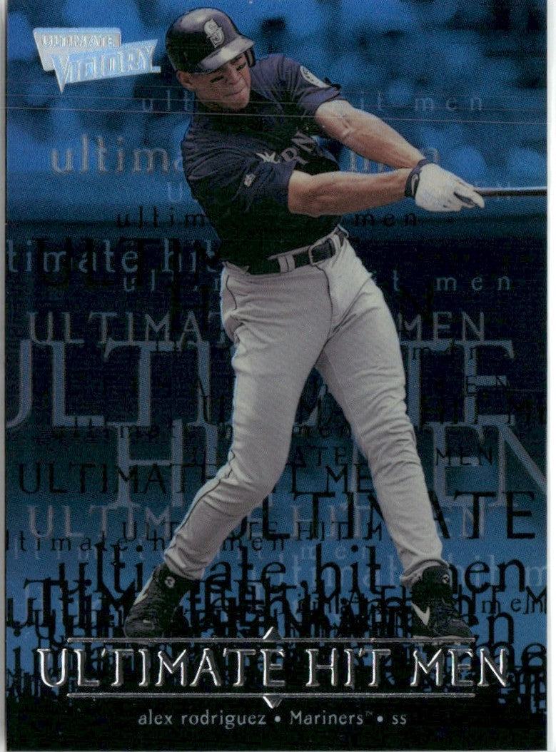 Alex Rodriguez 1999 Upper Deck Ultimate Victory Hit Men #H5 Seattle Mariners