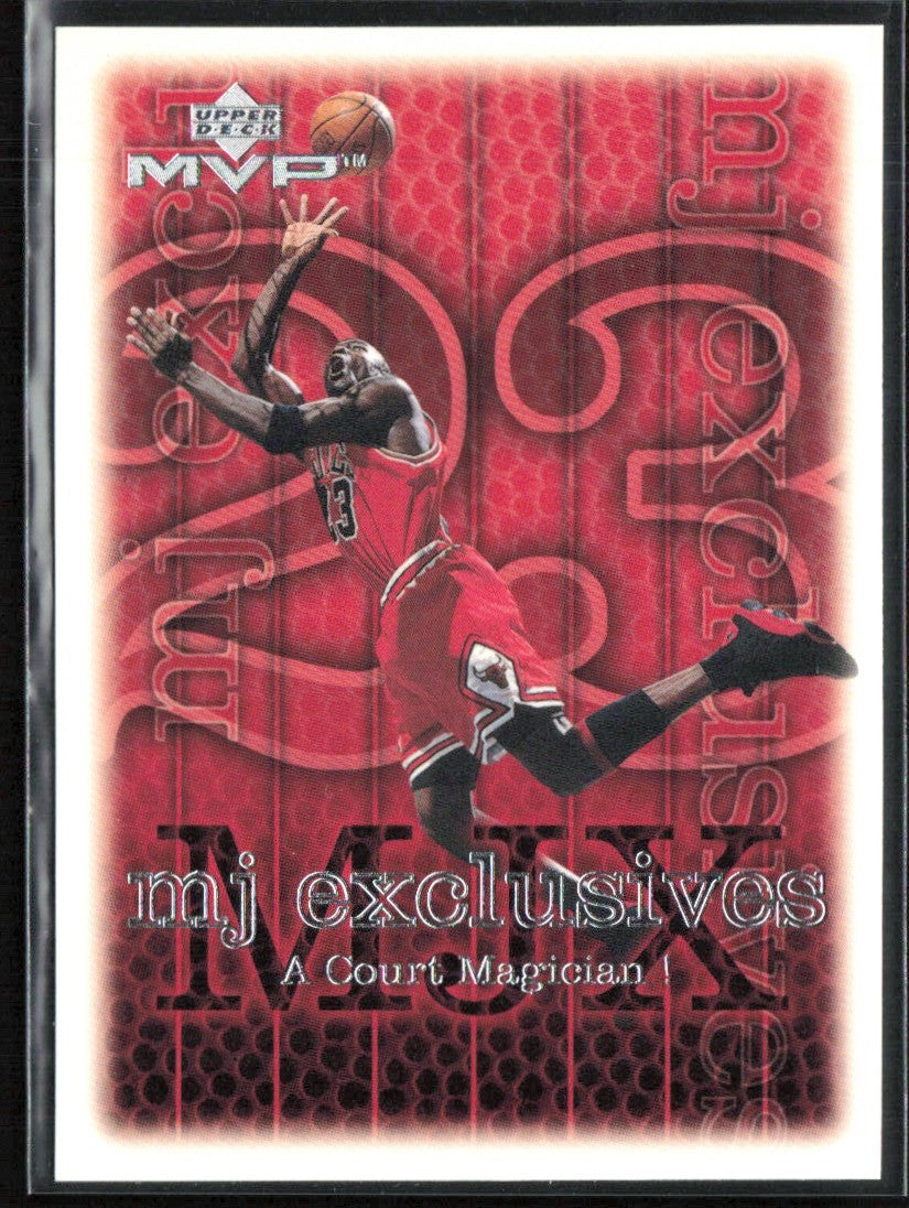 Michael Jordan 1999 Upper Deck MVP MJ Exclusives #182 Chicago Bulls