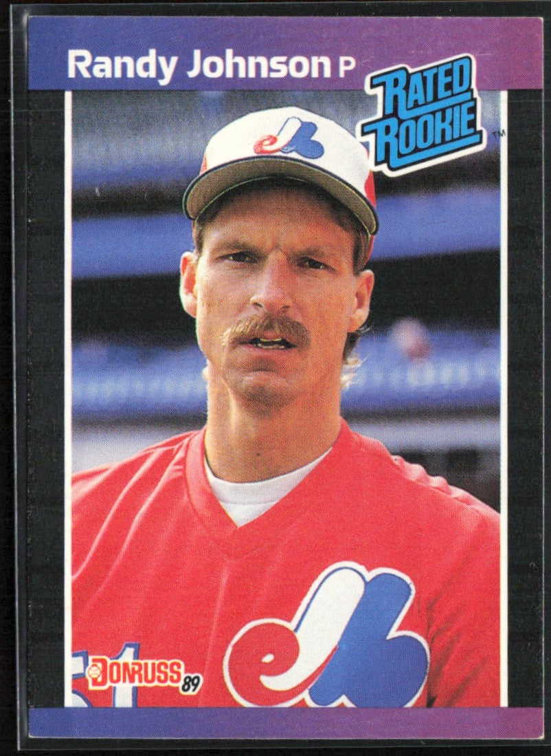 Randy Johnson 1989 Donruss RC #42 Montreal Expos