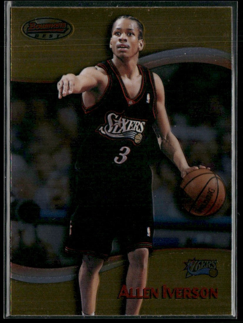 Allen Iverson 1999 Bowman's Best #10 Philadelphia 76ers