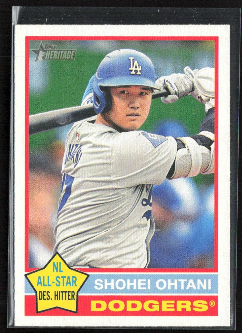 Shohei Ohtani 2025 Topps Heritage #148 Los Angeles Dodgers