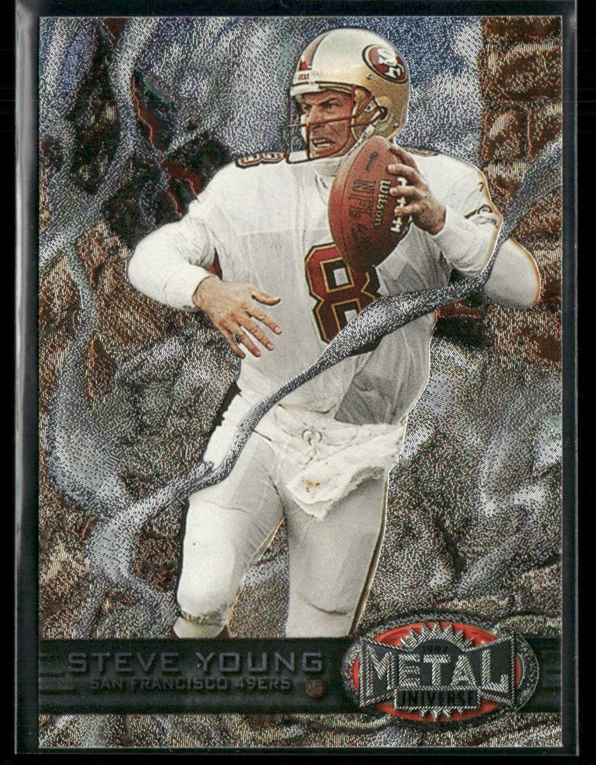 Steve Young 1997 Metal Universe #27 San Francisco 49ers