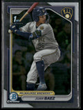Juan Baez 2024 Bowman Chrome 1st #BCP-160 Milwaukee Brewers