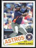 Yordan Alvarez 2020 Topps 1985 Design RC #85TB-18 Houston Astros