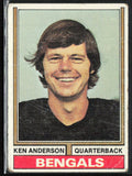 Ken Anderson 1974 Topps #401 Cincinnati Bengals
