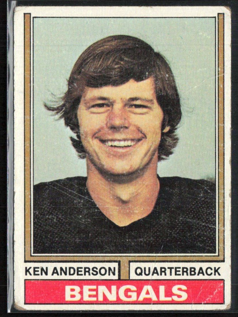 Ken Anderson 1974 Topps #401 Cincinnati Bengals