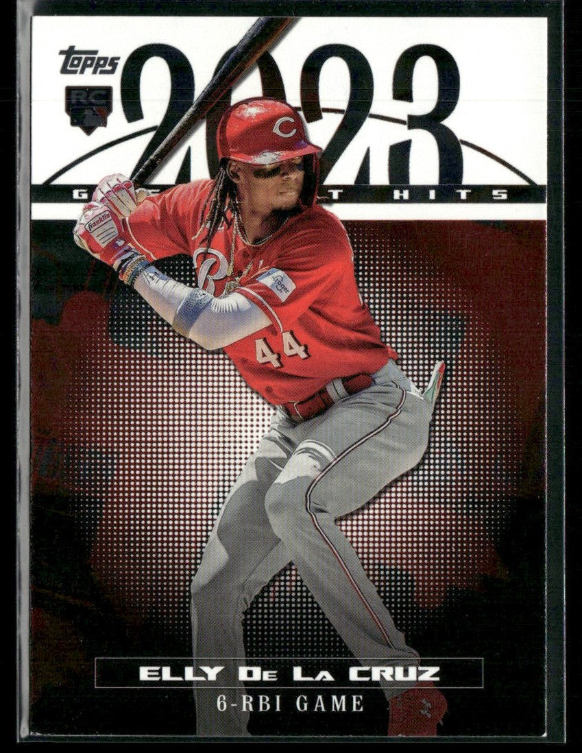 Elly De La Cruz 2024 Topps 2023 Greatest Hits RC #23GH-25 Cincinnati Reds