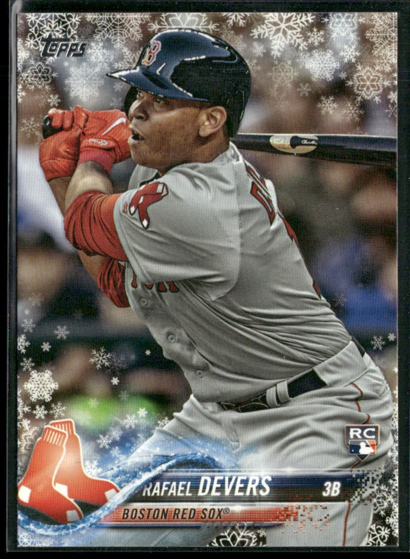 Rafael Devers 2018 Topps Holiday RC #HMW67 Boston Red Sox