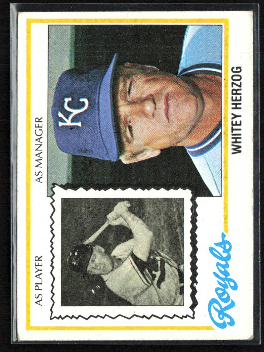 Whitey Herzog 1978 Topps #299 Kansas City Royals