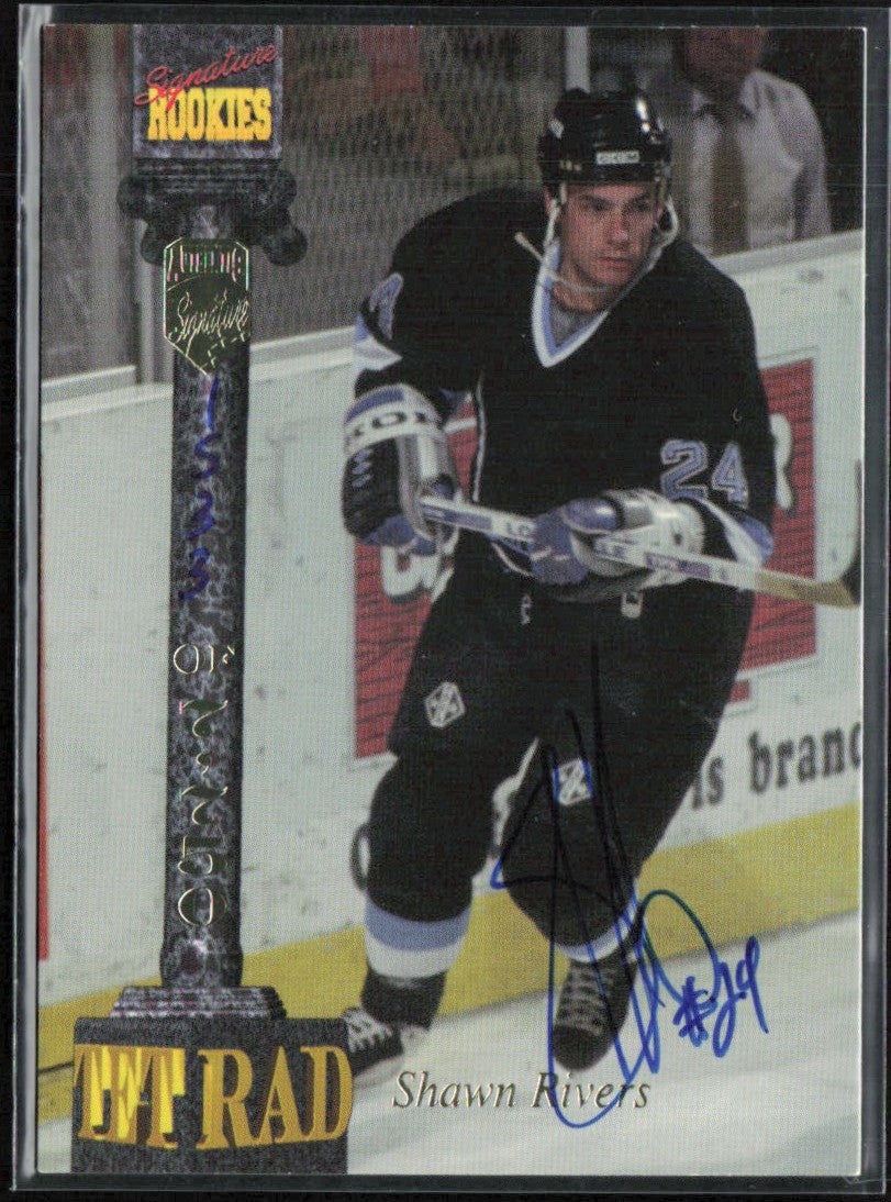 Shawn Rivers 1994 Signature Rookies TetRad AUTO /7750 #CXIII Atlanta Knights