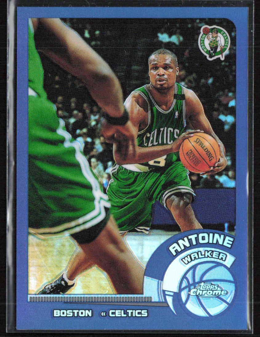Antoine Walker 2002 Topps Chrome Refractor #13 Boston Celtics