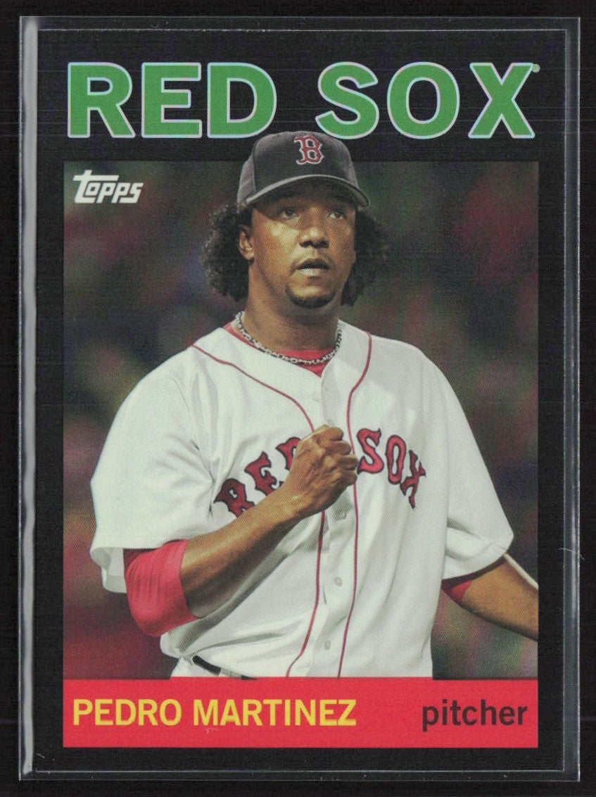Pedro Martinez 2025 Topps Archives 1964 Black Foilboard #29 Boston Red Sox