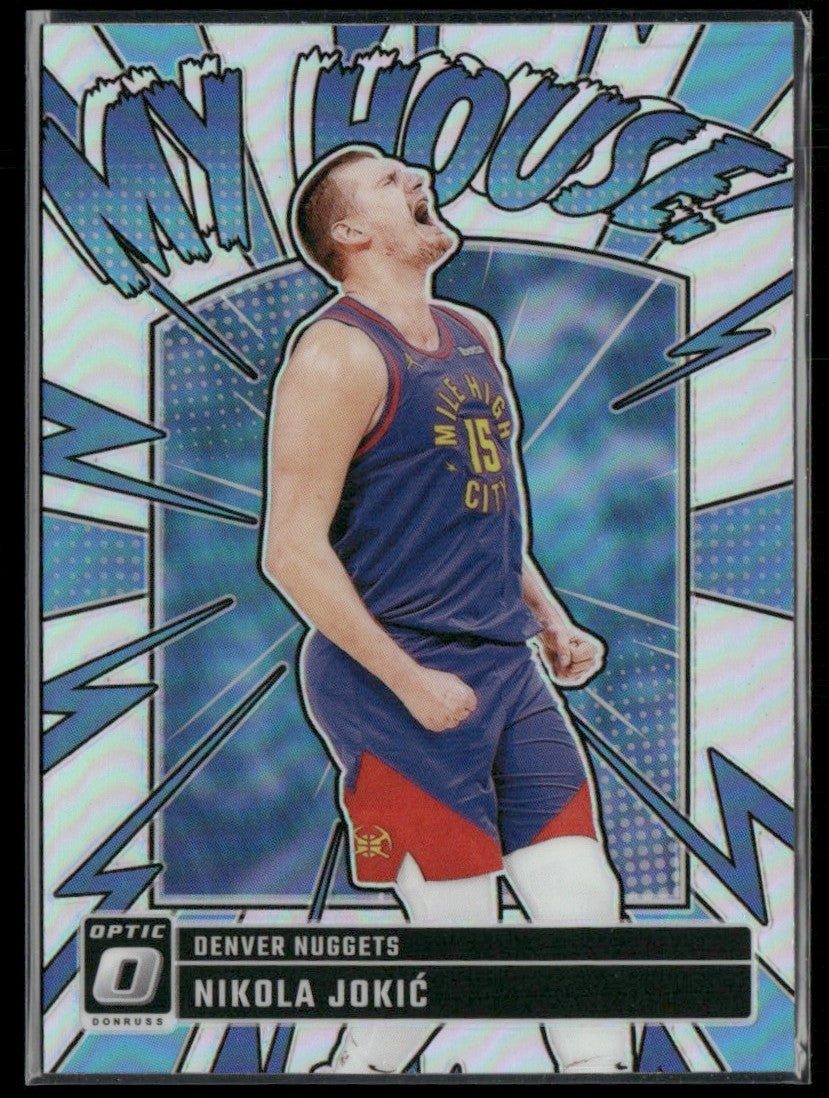 Nikola Jokic 2024 Donruss Optic My House! Holo Silver Prizm #20 Denver Nuggets