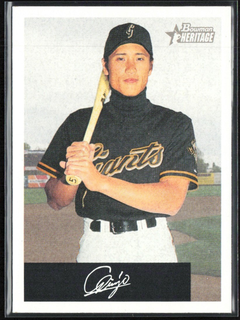 Tsuyoshi Shinjo 2002 Bowman Heritage Black Box #310 San Francisco Giants