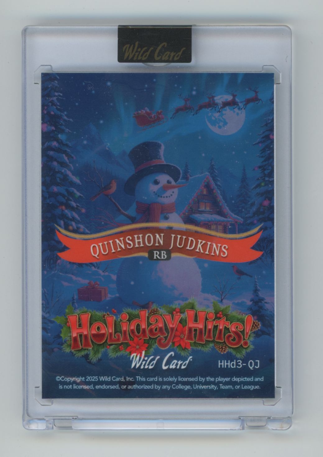 Quinshon Judkins 2025 Wild Card Holiday Hits /5 #HHD3-QJ