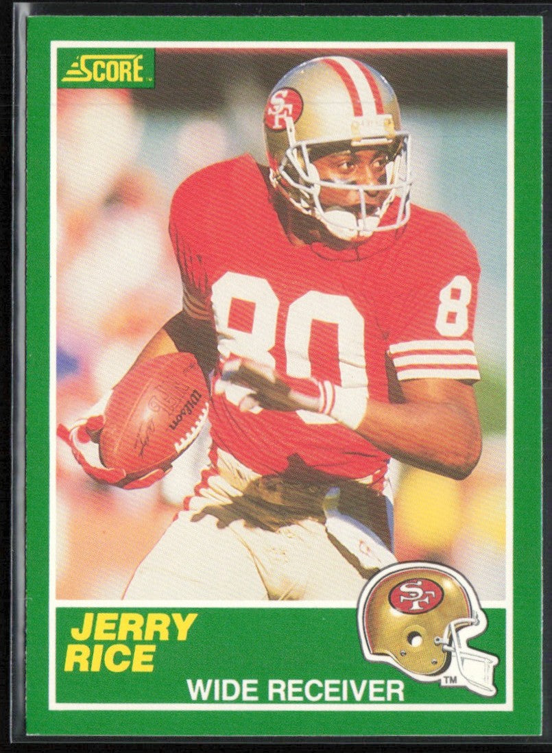 Jerry Rice 1989 Score #221 San Francisco 49ers