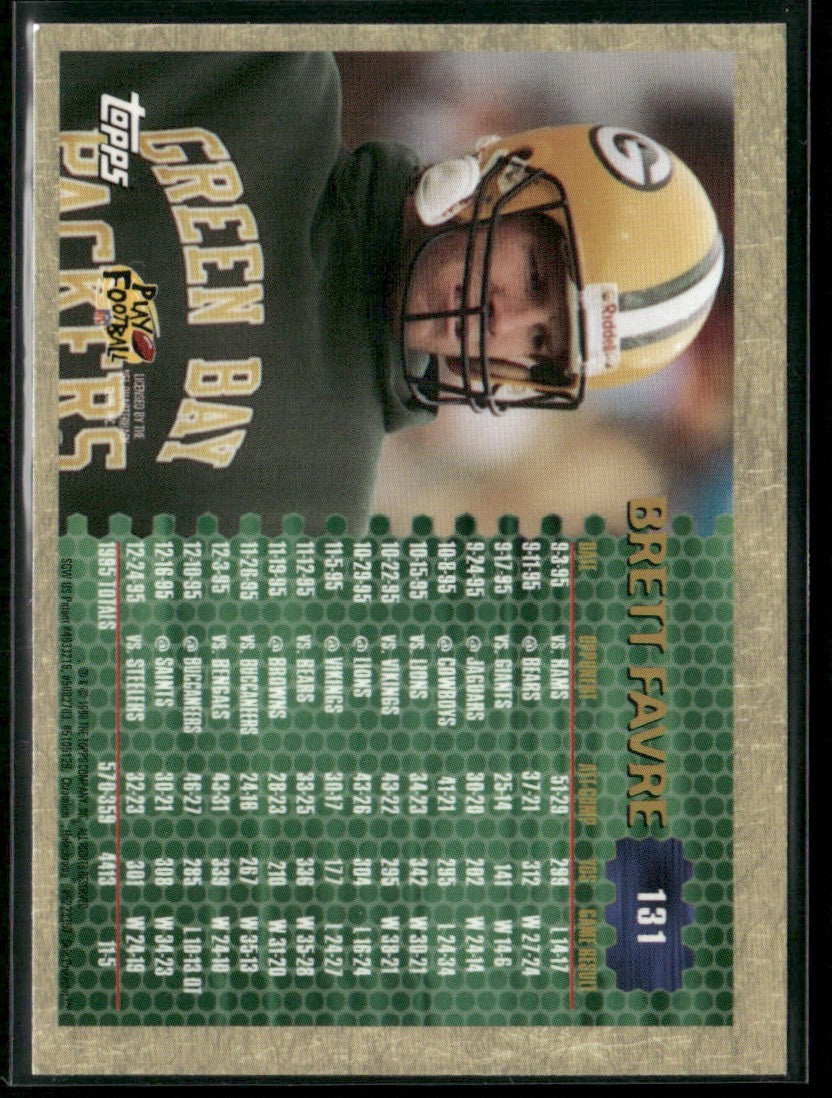 Brett Favre 1996 Topps Chrome #131 Green Bay Packers
