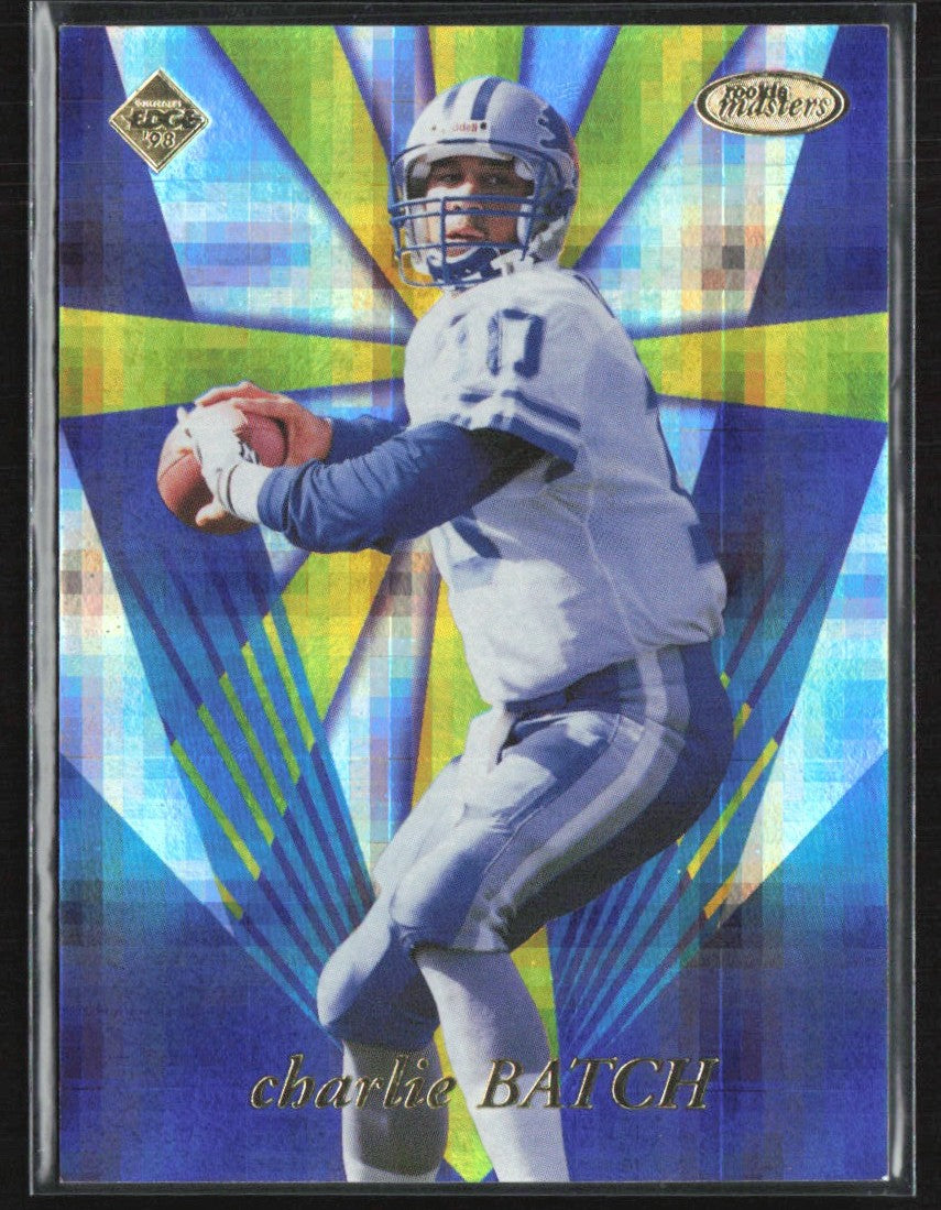 Charlie Batch 1998 Collector's Edge Masters RC /2500 #RM3 Detroit Lions