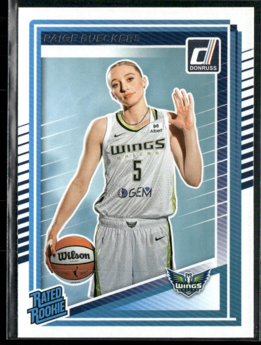Paige Bueckers 2025 Donruss RC #86 Dallas Wings