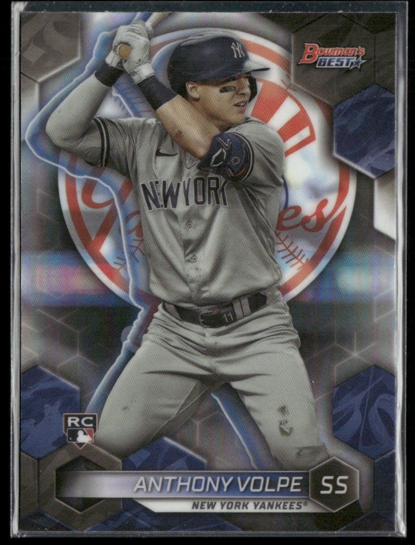 Anthony Volpe 2023 Bowman's Best Refractor RC #42 New York Yankees