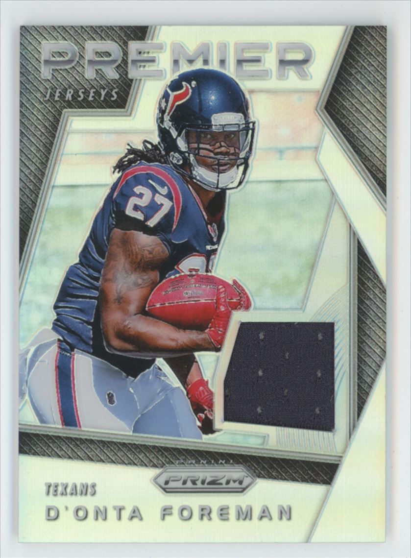 D'Onta Foreman 2017 Panini Prizm Premier Jerseys Jersey #3 Houston Texans