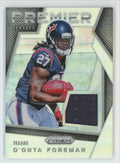 D'Onta Foreman 2017 Panini Prizm Premier Jerseys Jersey #3 Houston Texans