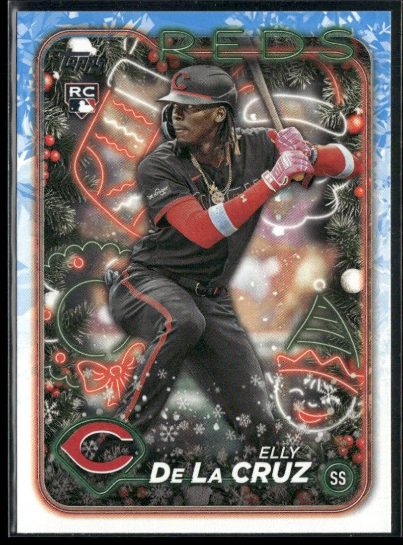 Elly De La Cruz 2024 Topps Holiday RC #H102 Cincinnati Reds