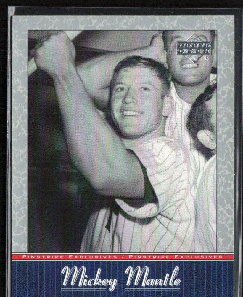 Mickey Mantle 2001 Upper Deck Pinstripe Exclusives #MM8 New York Yankees