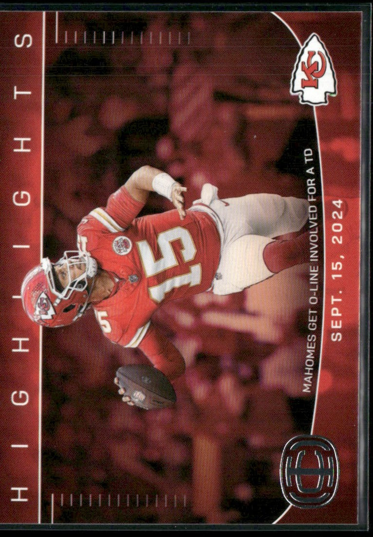 Patrick Mahomes II 2025 Panini Icon Collection Highlights #IC-24