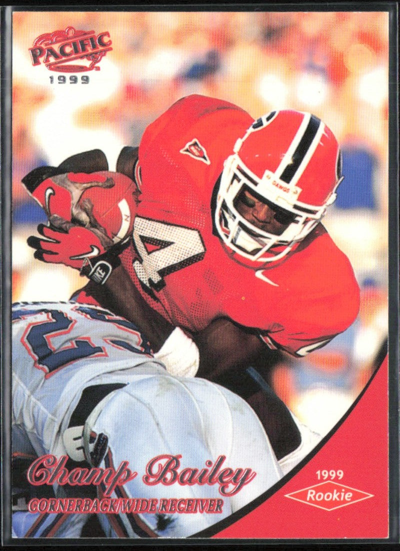 Champ Bailey 1999 Pacific RC #422 Georgia Bulldogs