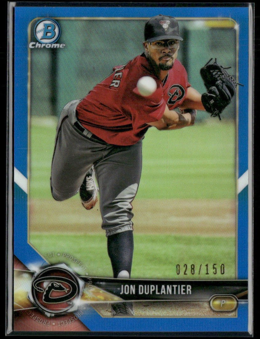 Jon Duplantier 2018 Bowman Draft Chrome Blue Refractor /150 #BDC-108