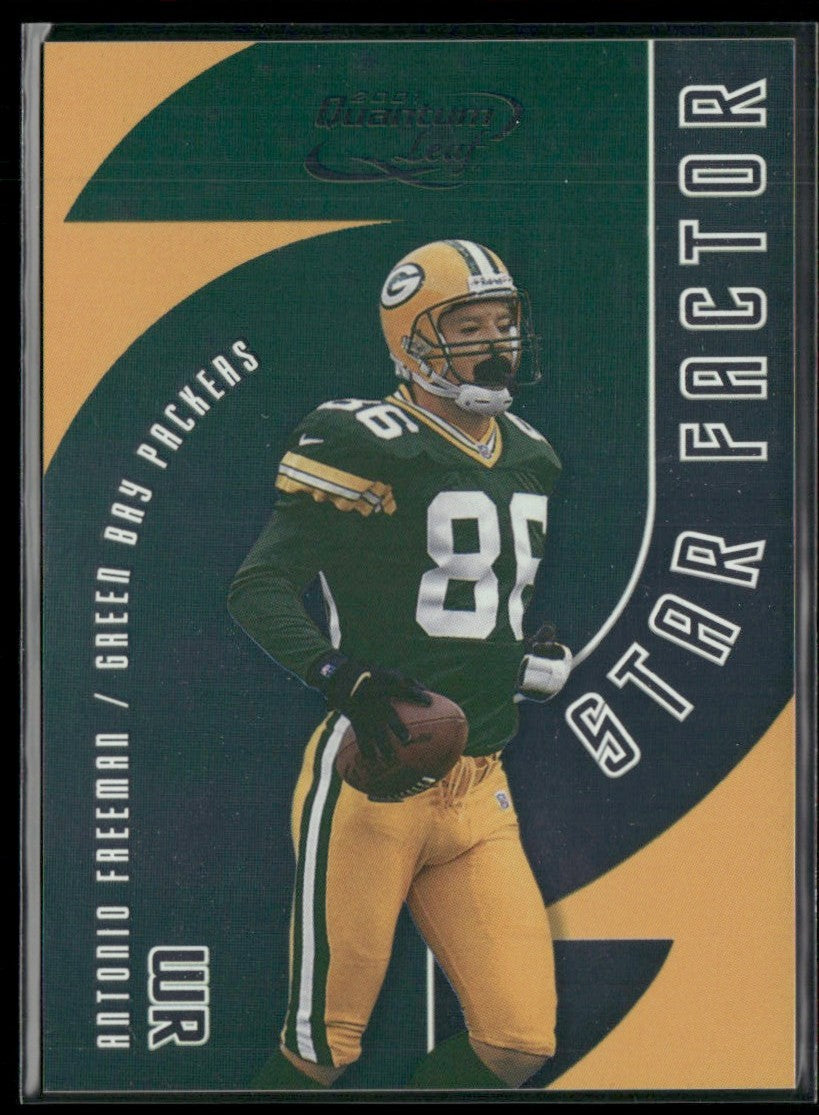 Antonio Freeman 2001 Quantum Leaf Star Factor /2000 #SF-31 Green Bay Packers