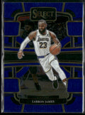 LeBron James 2023 Panini Select Concourse Retail Blue #66 Los Angeles Lakers