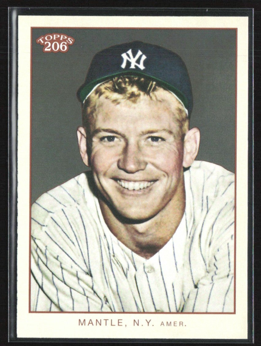 Mickey Mantle 2009 Topps 206 Portrait #6 New York Yankees