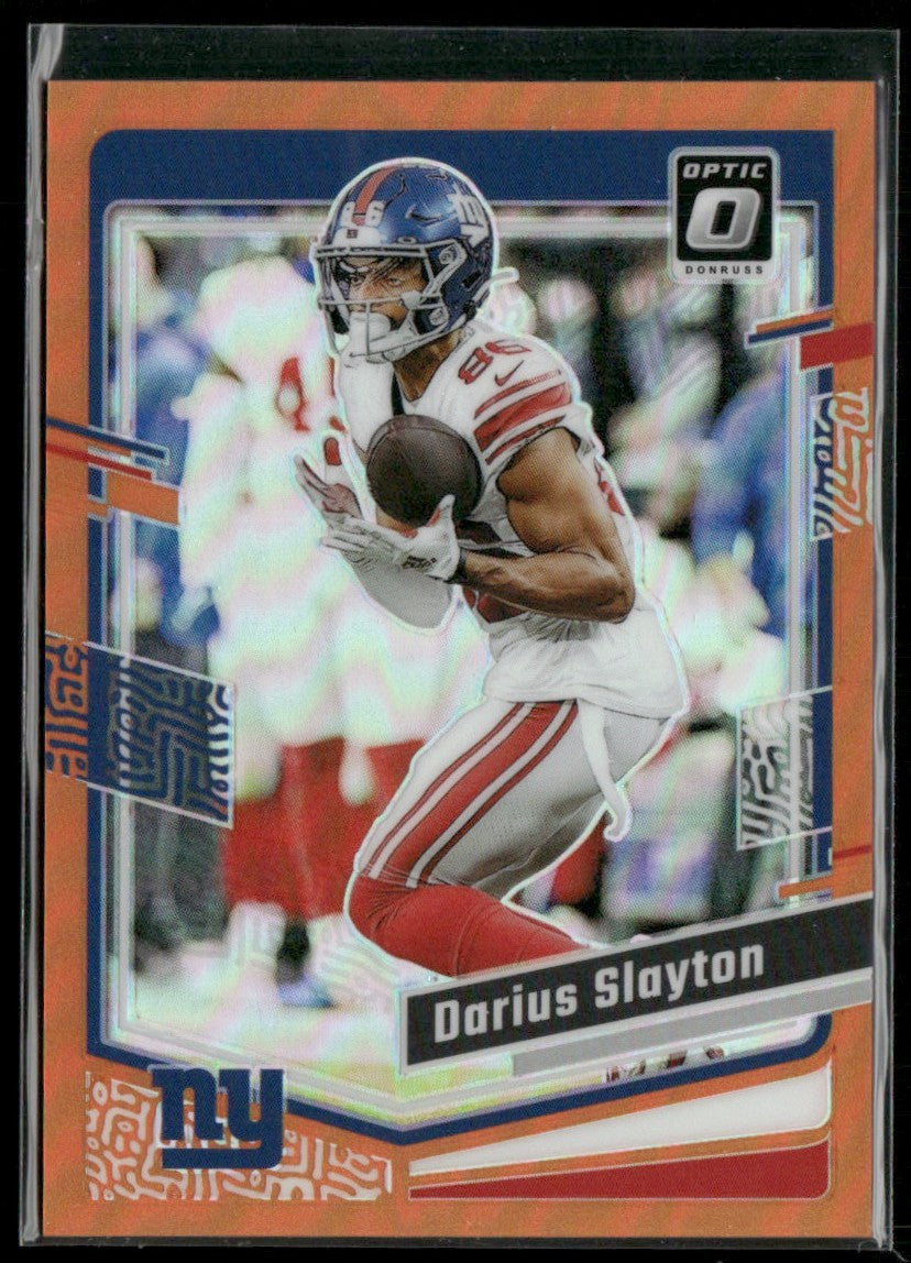 Darius Slayton 2023 Donruss Optic Orange /249 #142 New York Giants