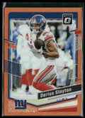 Darius Slayton 2023 Donruss Optic Orange /249 #142 New York Giants