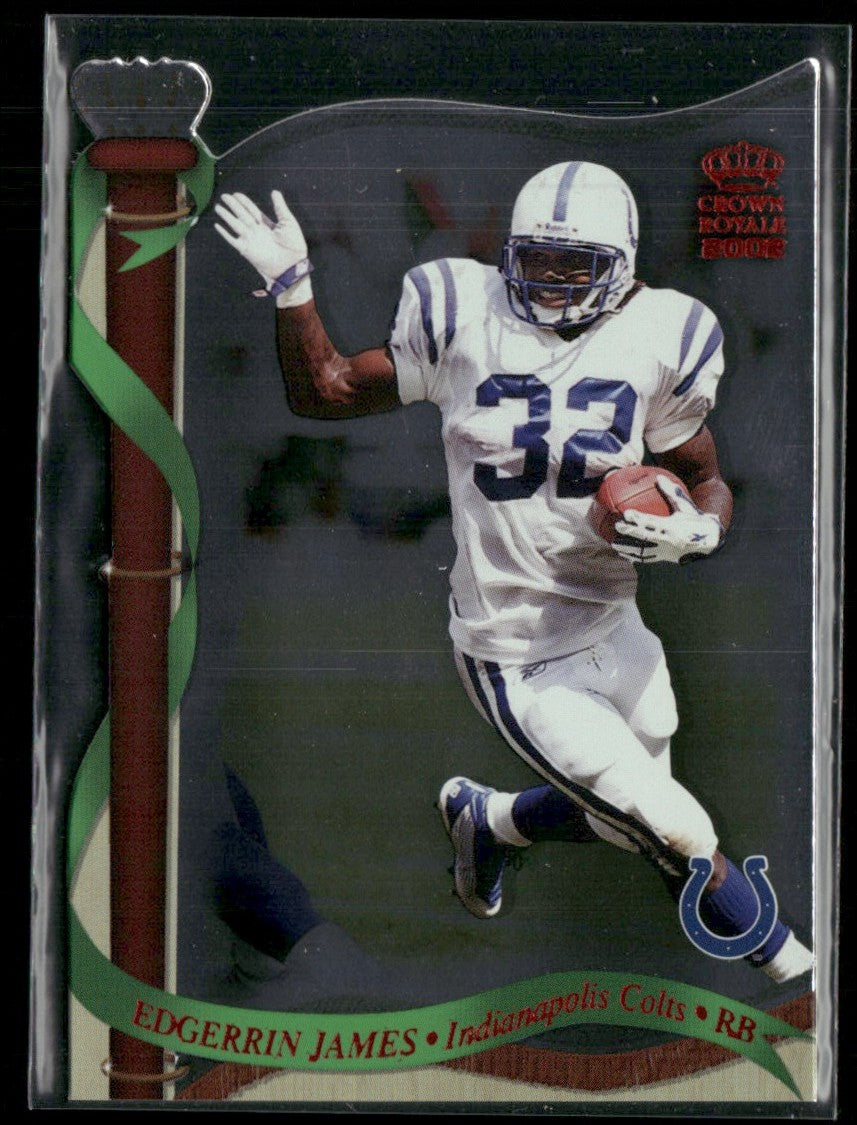 Edgerrin James 2002 Pacific Crown Royale Red /525 #60 Indianapolis Colts