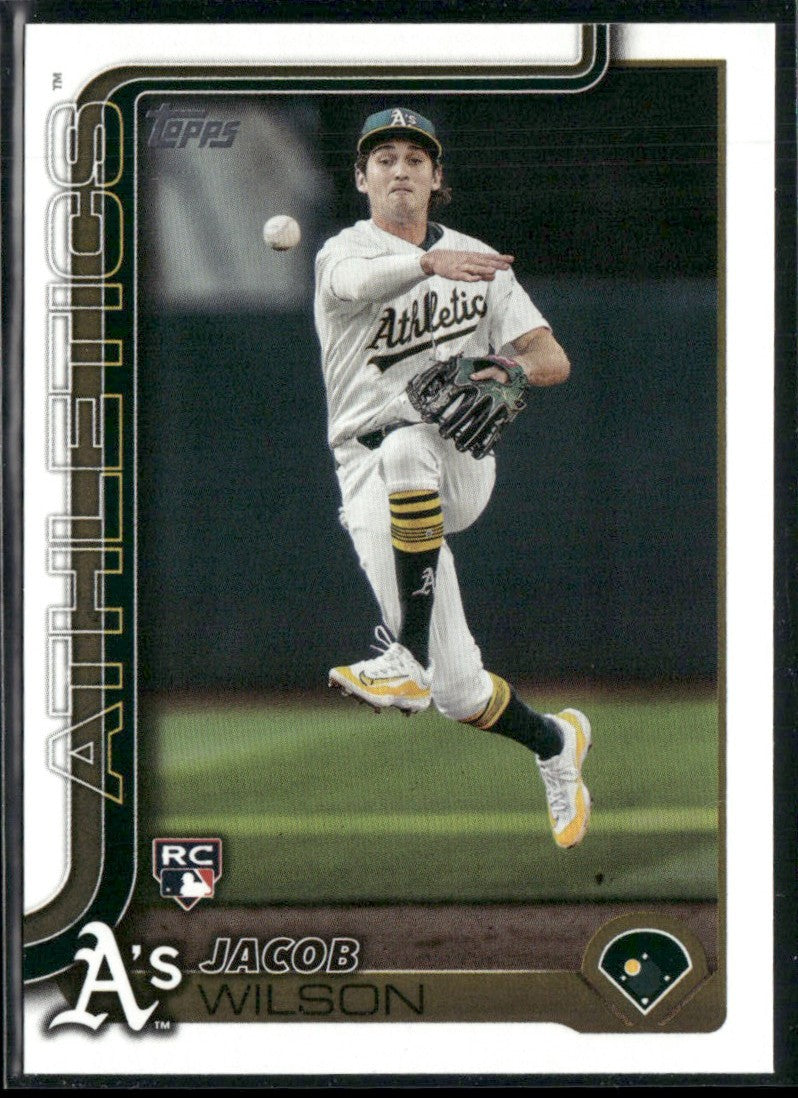 Jacob Wilson 2025 Topps RC #314 Athletics