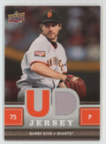 Barry Zito 2008 Upper Deck UD Jersey #UDFE-BZ San Francisco Giants